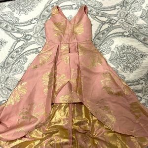 Girls pink and gold dress from Macys size 10-12